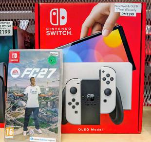 Weekend Sale! NEW Nintendo Switch OLED  + FC 27