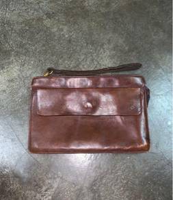Aigner Leather Clutch