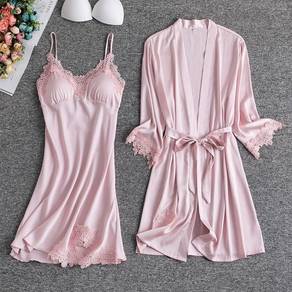 Women Premium Silk Nightgown