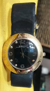 Marc Jacobs Black Leather Band Watch - MBM1154