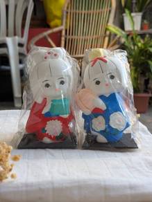 Japan kimono girl Doll cute figurine display ceram