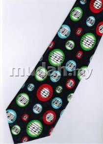 Musical Symbols Novelty Fancy Neck Tie 1