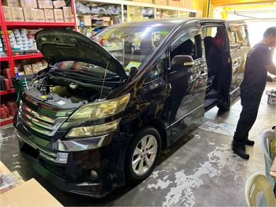 TOYOTA VELLFIRE Open Dashboard Remove Cooling Coil