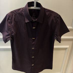*Purple Short Sleeve Shirt*