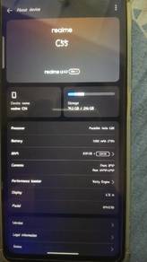 realme c55 RAM 8GB + 6GB ROM 256 GB 
