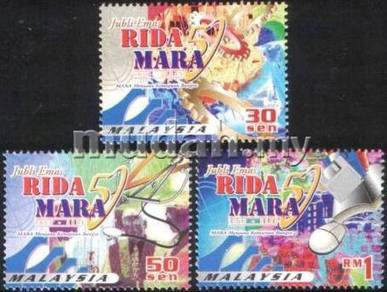 Mint Stamp Jubli Emas Rida Mara Malaysia 2000