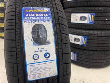 Tayar baru 235 60 18 goodyear maxguard suv crv tyr