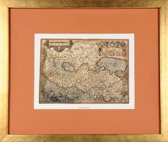 Terra Sancta – Holy Land Map Reproduction Print