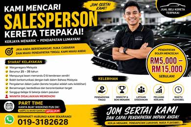 Sales Executive Kereta Terpakai