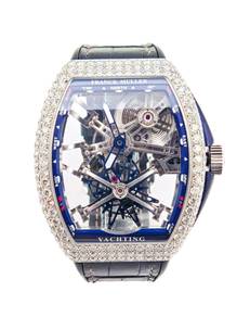 Franck Muller V45 Gravity Yachting Blue Diamond