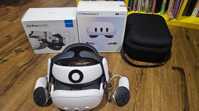 Meta Quest 3 VR console for sale with accessories