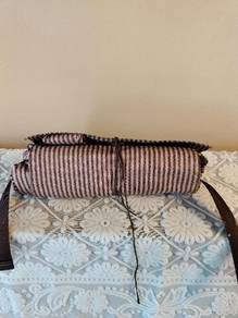 RARE Discontinued Pop Urban Brown Stripe Bag