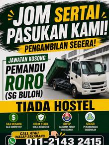 Jawatan Kosong Pemandu Lori Roro (Sungai Buloh)