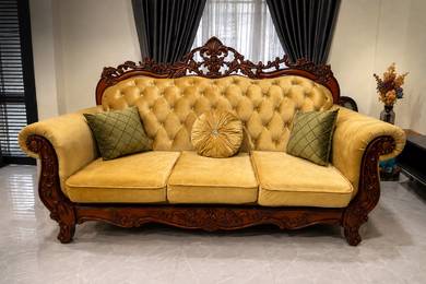 Sofa Classic Kayu Oak Solid