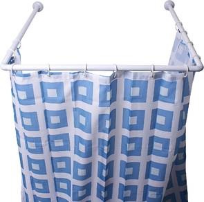 Aluminum Alloy Corner shower curtain rod 