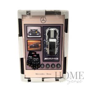 1 Unit - Car Toy Wall Art, Black Chrome Frame (C)