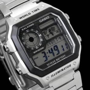 Watch- Casio Aircraft AE1200D STEEL -ORIGINAL