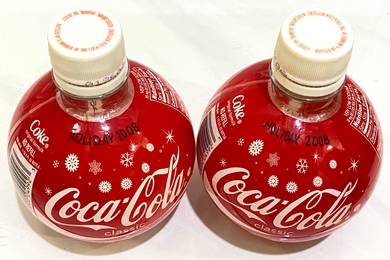 Coke empty PET bottle Coca cola from USA 2 pcs