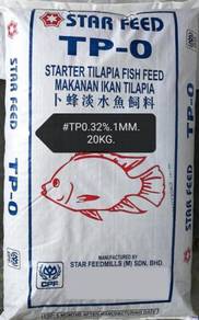 Star Feed TP0 Tilapia Fish Feed Makanan Ikan 20kg