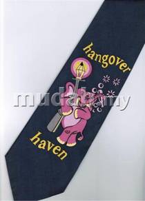 Elephant Mammal Animal Hangover Haven Neck Tie