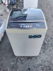 Sharp washer washing machine mesin basuh 9.0.kgs
