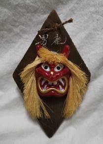 namahage rote oni maske japanischer traditioneller
