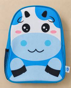 Blue Backpack with Black Straps