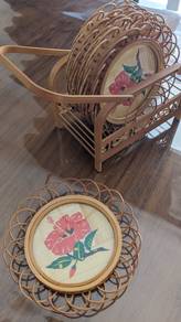 Brand new bamboo coaster