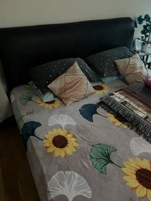 King Size Bed Frame & Mattress for Sale
