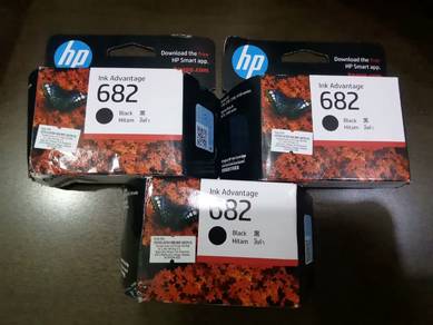 HP 682 Ink Cartridges BLACK For HP DeskJet
