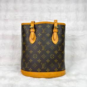 LV Bag Bucket PM Monogram Brown