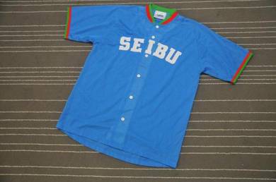 SEIBU LIONS baseball jersey saiz XXL