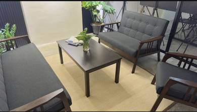 sofa 3+2+1 until dijual . sofa set jarang guna