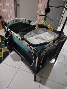 Baby playpan / katil baby buka pasang