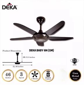 DEKA BABY 6N 46in Ceiling Fan 
