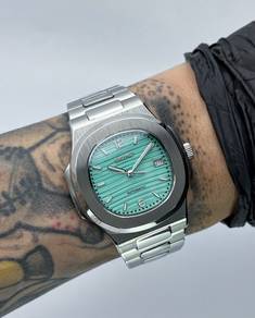 Custom Seiko Mod 40mm Tiffany Nautilus V2