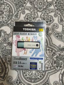 Toshiba 4GB USB Flash Memory Stick.