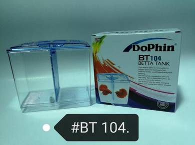 Dophin BT104 Betta Fish Divider Tank Aquarium Ikan