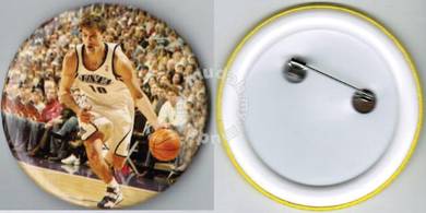 NBA Basketball Player #1 Utah Jazz Button Badge