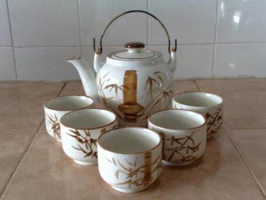 Teko oriental bamboo tea set