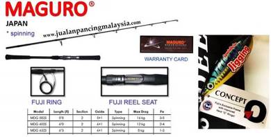 Maguro japan deep game fuji ring jigging rod