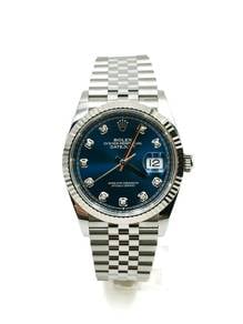 New Rolex Datejust 36 Blue Diamond 126234