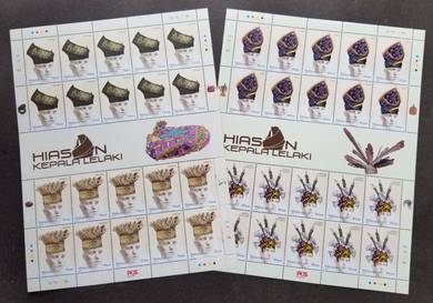 Mint Stamp Sheet Men's Traditional Headgear 2022
