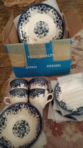 set pinggan mangkuk 