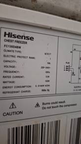 Hisense Chest Freezer 100 liter