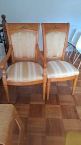 Classic Upholstered Wooden Dining Chairs