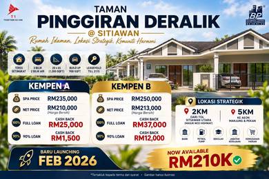 1-storey Terraced House in Sitiawan,PRK