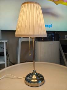 IKEA ARSTID Table Lamp Nickel-Plated White