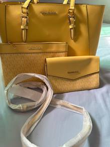 Michael Kors Yellow Tote Bag
