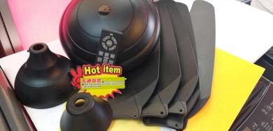 New 56" Remote Ceiling FAN BCF5B-DKBJY2